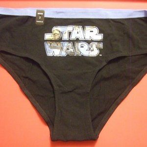 NEW Star Wars logo panty w/scene - sz 2